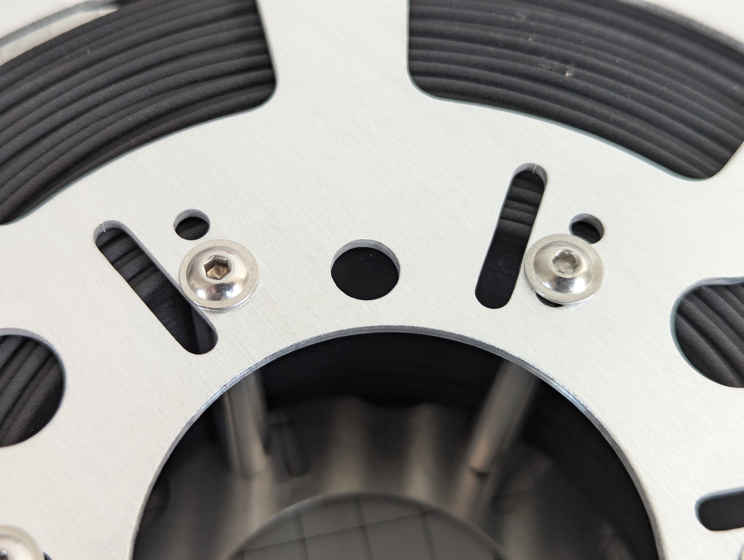 Hole for industrial spool winder.