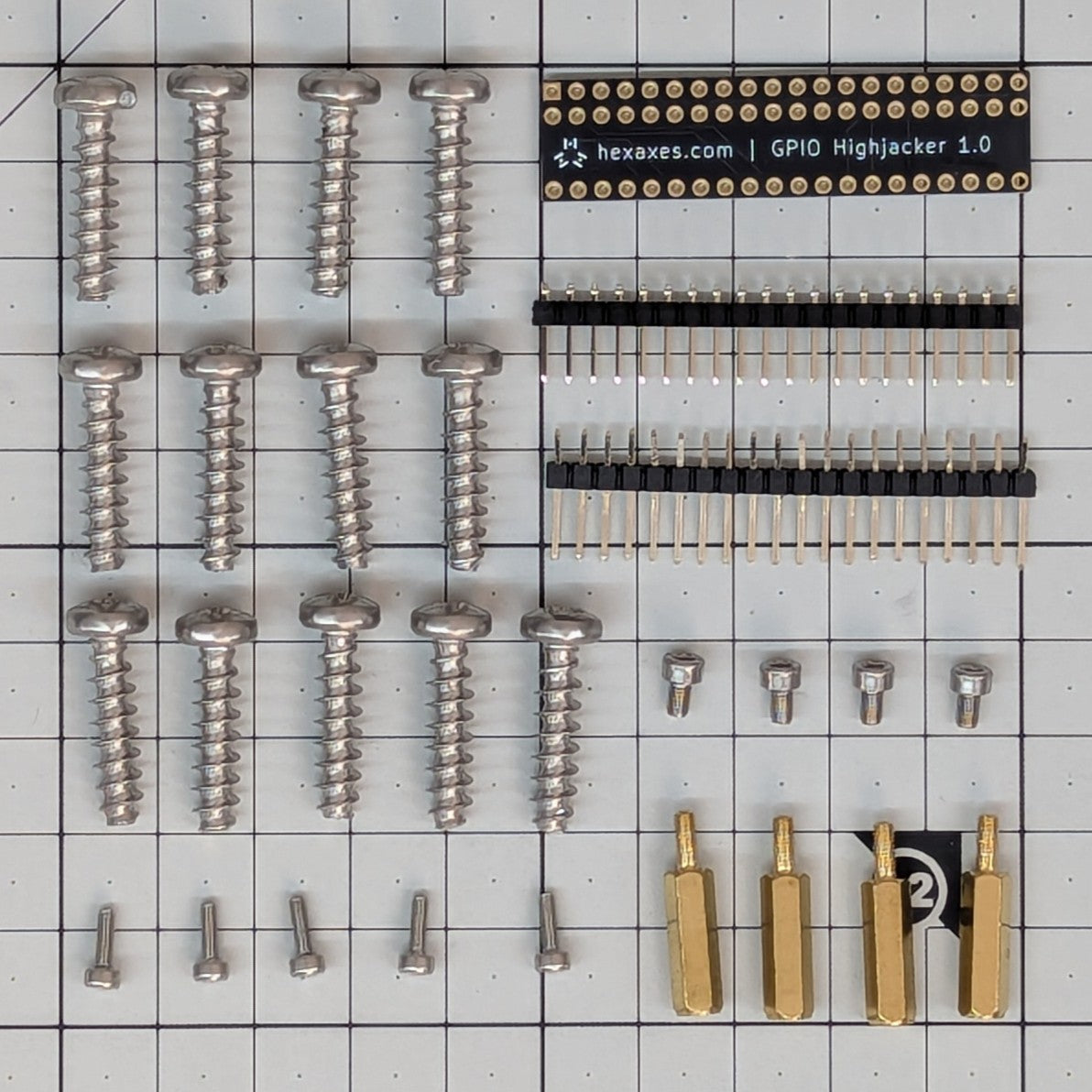 The Pinefeat Hardware Kit.