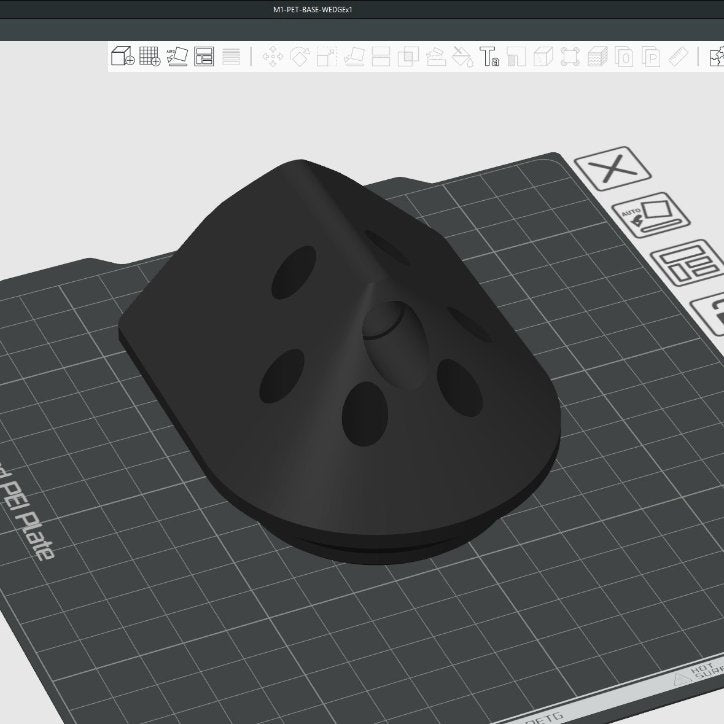 The Printed Equatorial Tripod STL Set.