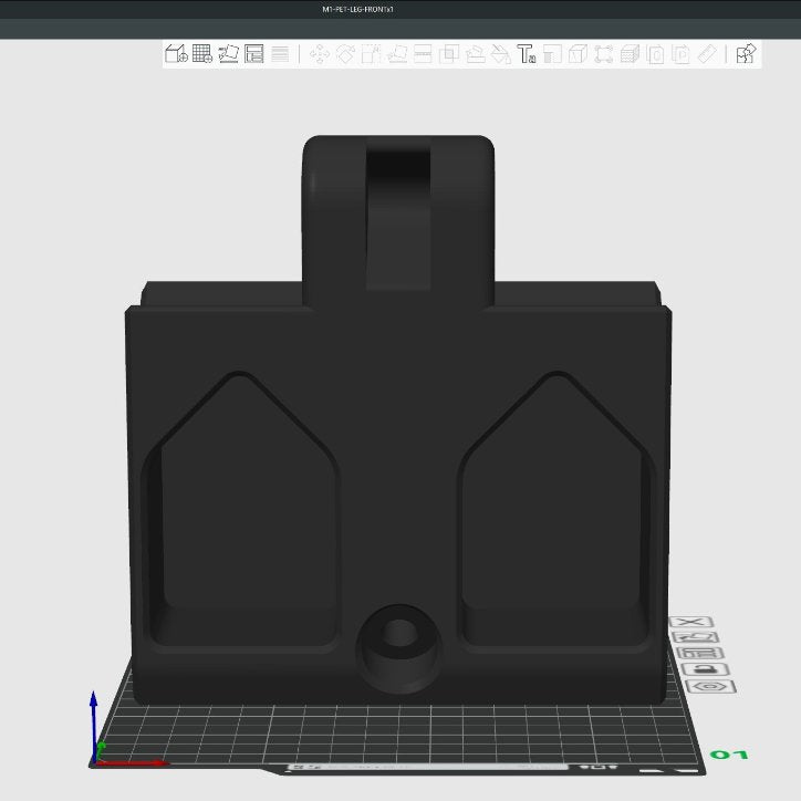 The Printed Equatorial Tripod STL Set.