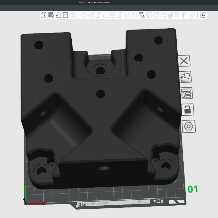 The Printed Equatorial Tripod STL Set.