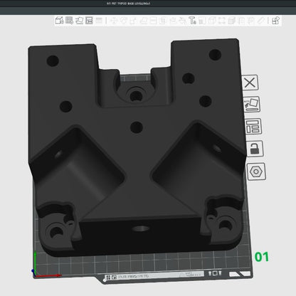 The Printed Equatorial Tripod STL Set.