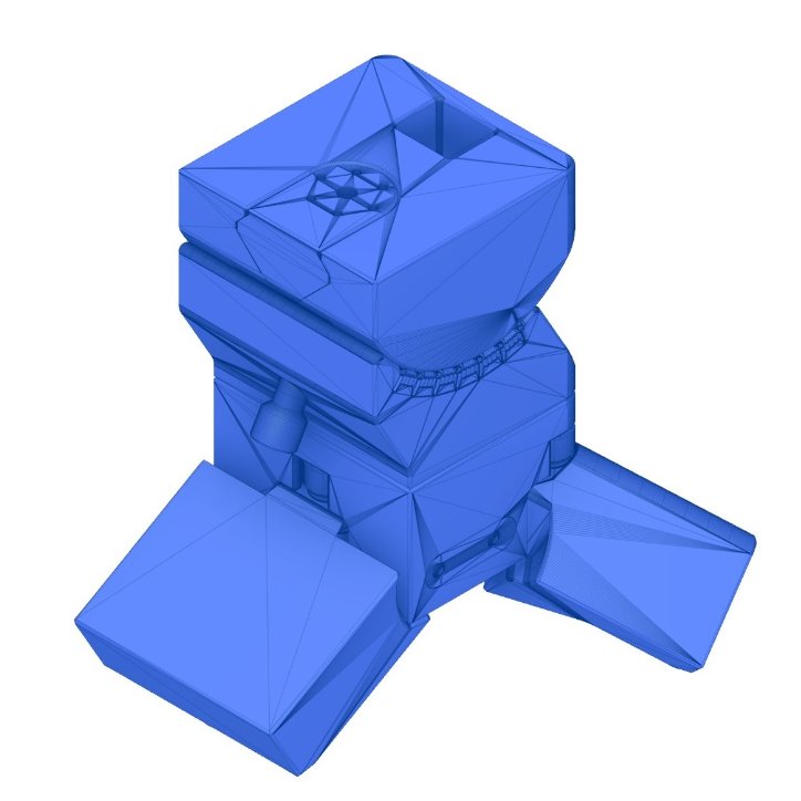 The Printed Equatorial Tripod STL Set.